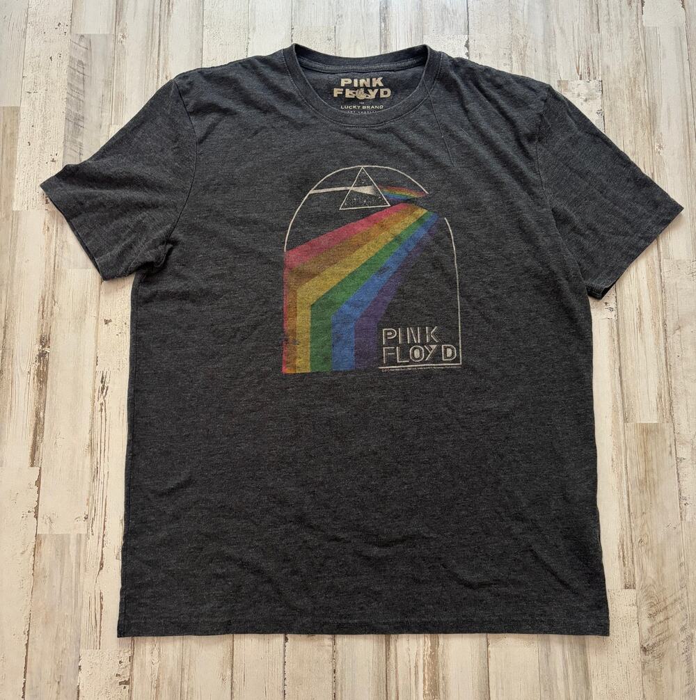 Lucky Brand Pink Floyd Singer Band T-shirt L